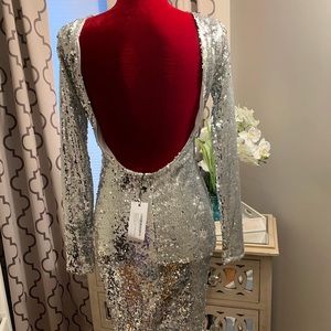 BLACK ONLY Sequin dress